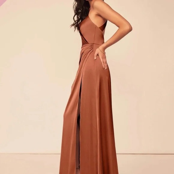 AZAZIE GEANNA CEDAR ROSE DRESS - Picture 4 of 4